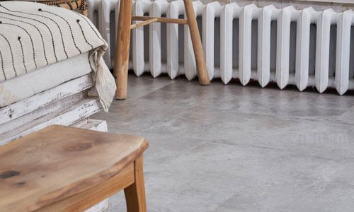Ceramo Vinilam Stone в спальне. Ceramo Vinilam.