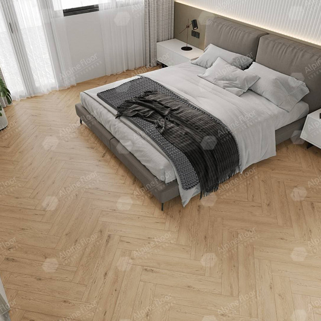 SPC ламинат Alpine Floor ЕСО 13-24 Дуб Ригель от магазина ИНАВЕК
