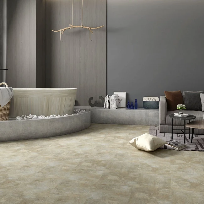 SPC плитка Icon Floor Марбл ML68 Бетон Буржуа от магазина ИНАВЕК