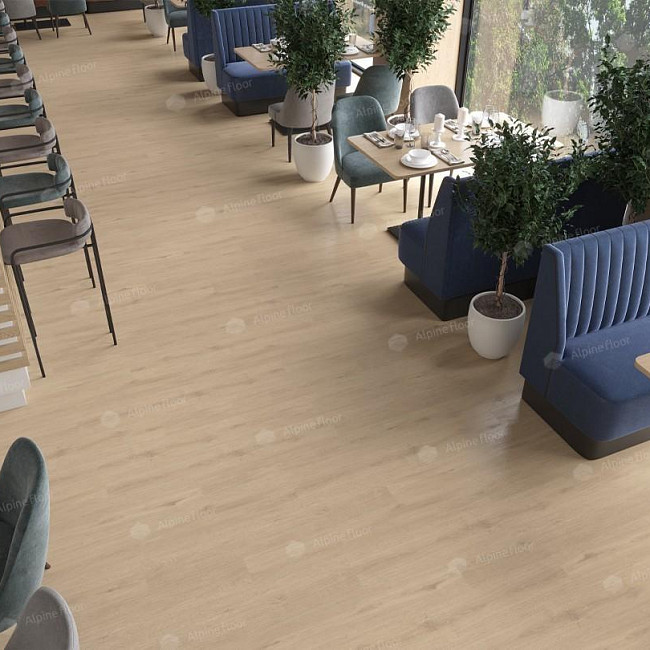 Кварц виниловый ламинат Alpine Floor ЕСО 3-4 Дуб Ваниль от магазина ИНАВЕК
